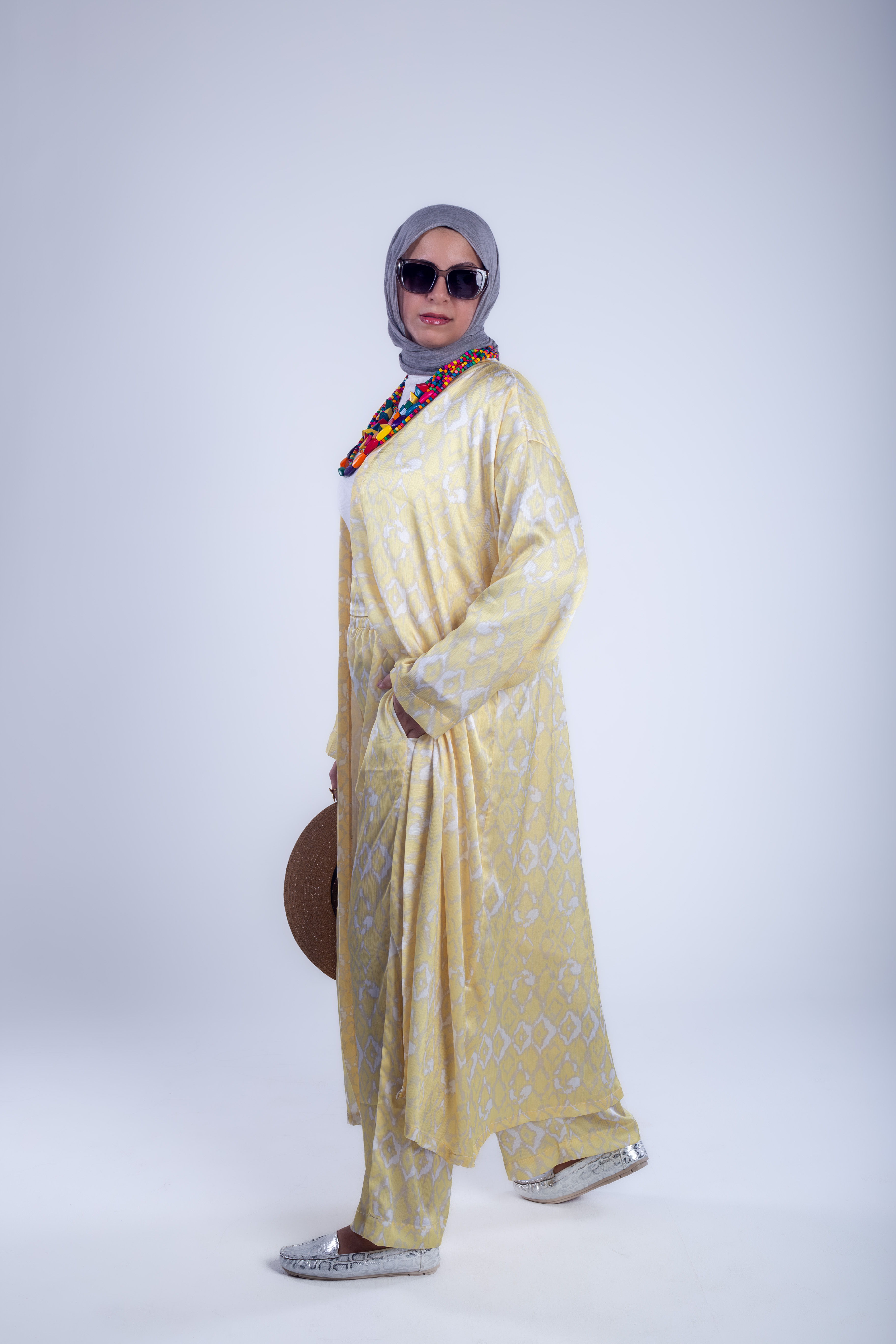 Modern set(kimono&wide leg pants) image 2