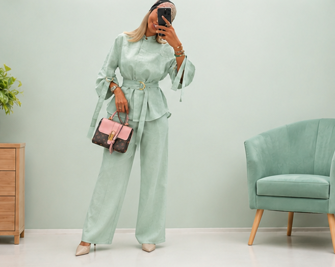 Mint Green formal set