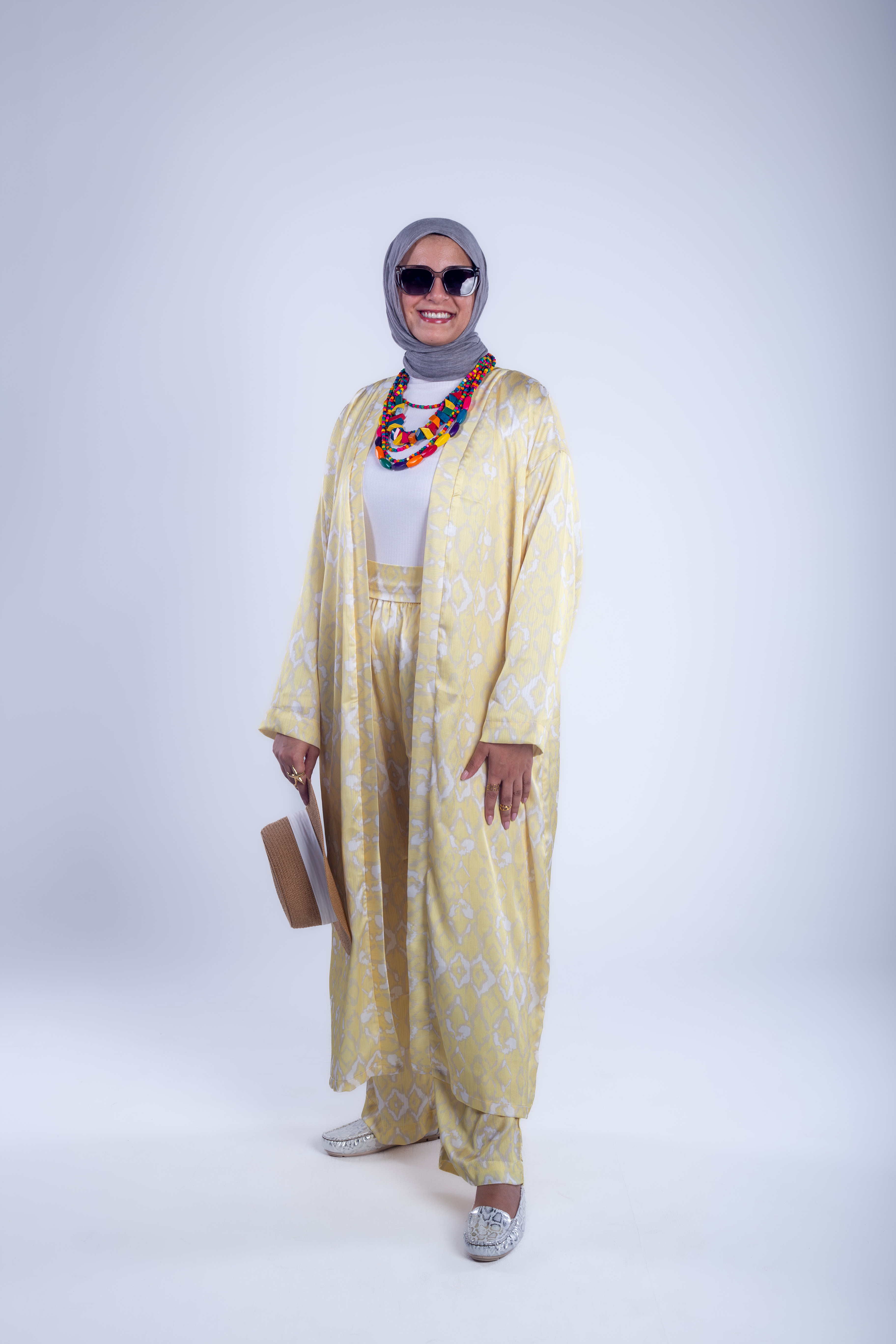 Modern set(kimono&wide leg pants)
