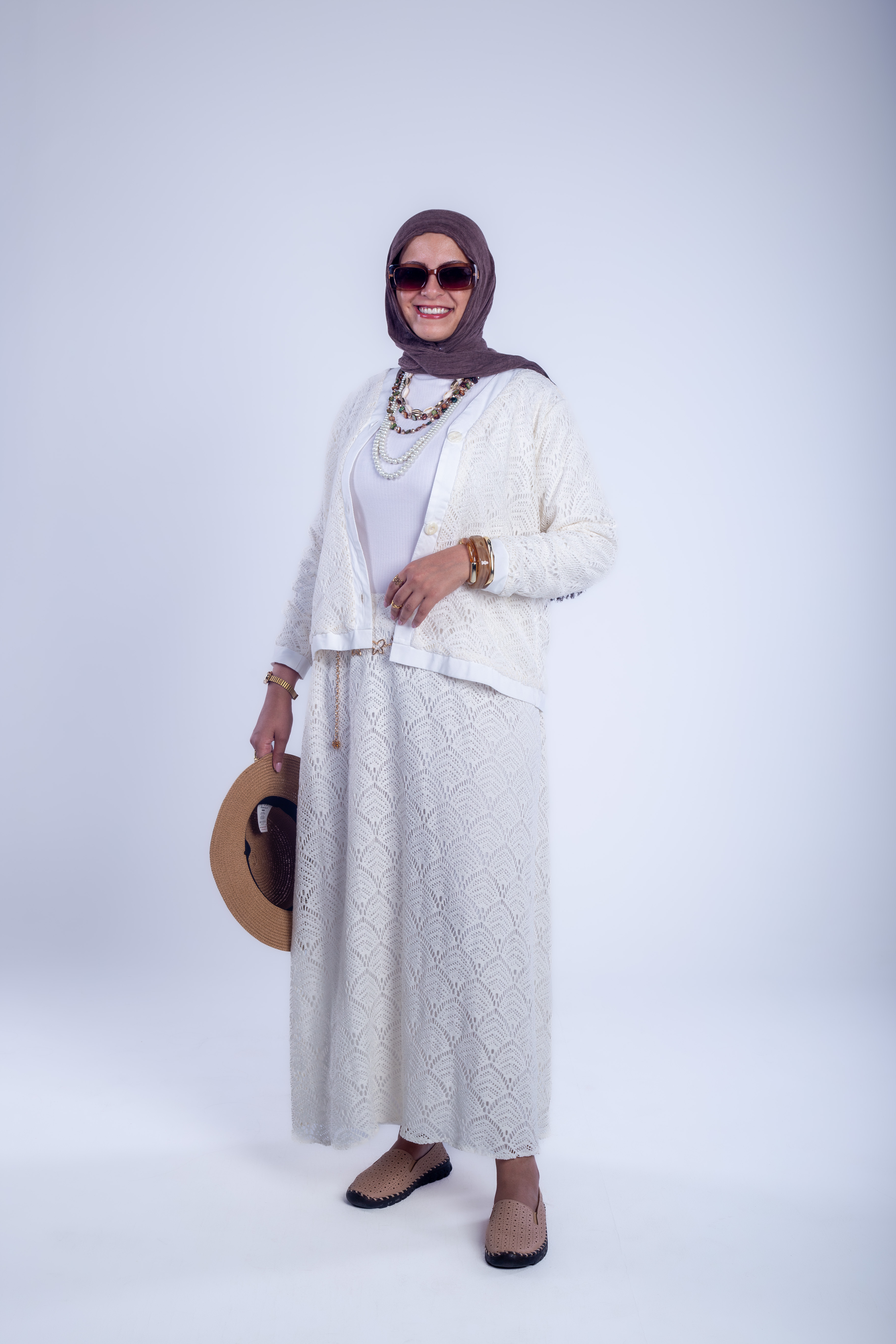 off white Crochet Sets